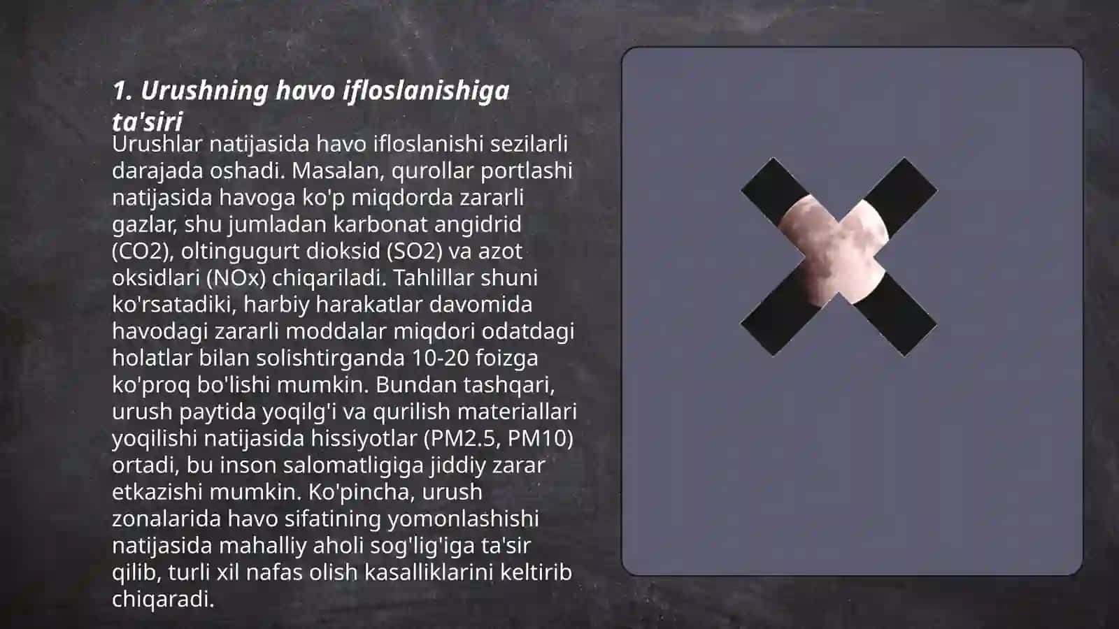 Urushlarning tabiatga yetkazgan talofatlari 3