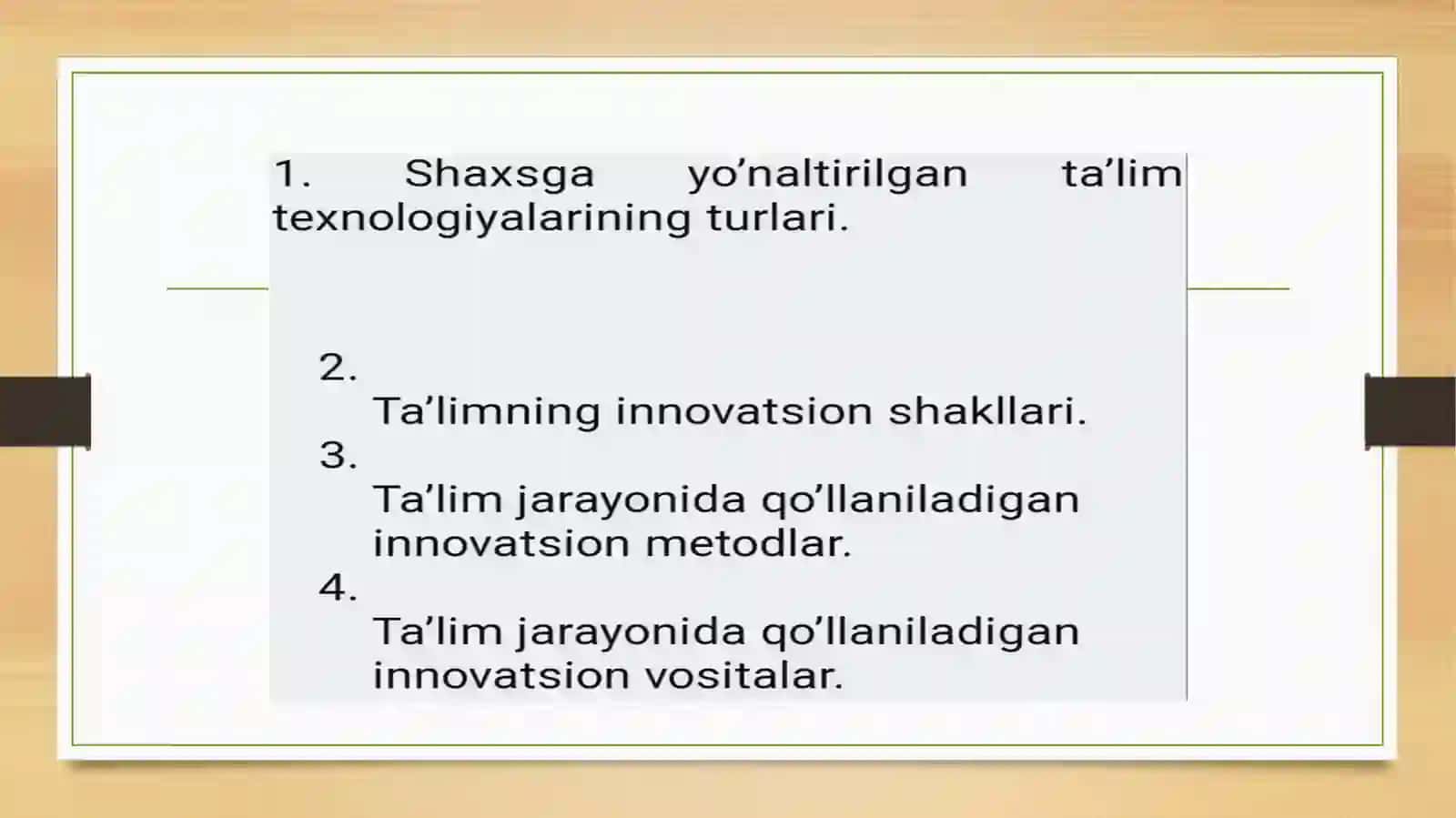 pedagogika nazariyasi va tarixi fanidan kurs ishi 3