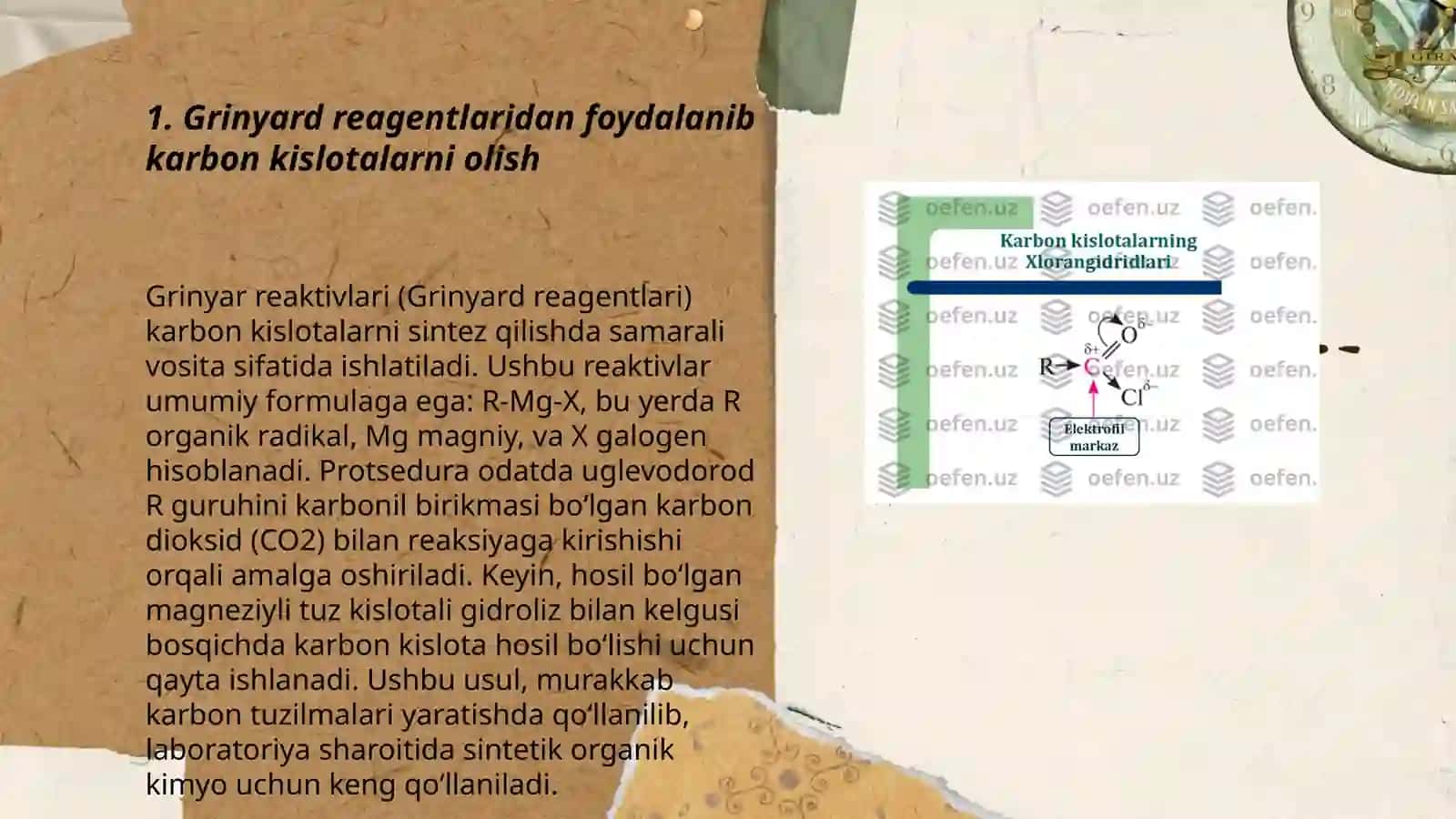 Ikki asosli karbon kislotalarning olinish usullari.Ftal kislota va uning hosilalari 3