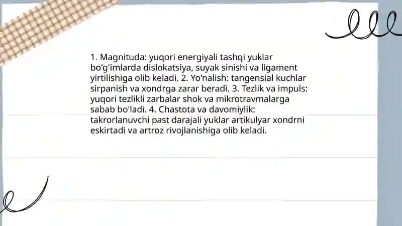 Bo'g'imlar tuzilishiga tashqi va ichki faktorlarni tasiri 3