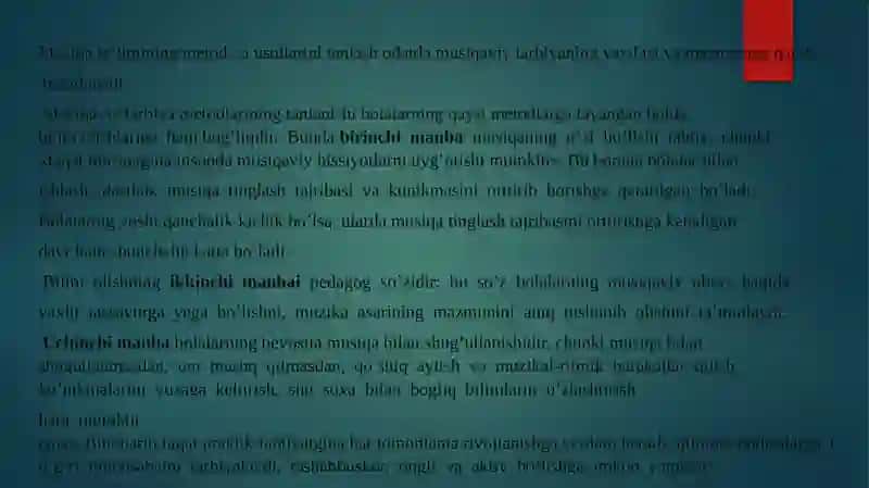 Maktabgacha tarbiya yoshidagi bolalar uchun musiqa viy tarbiyasi 3