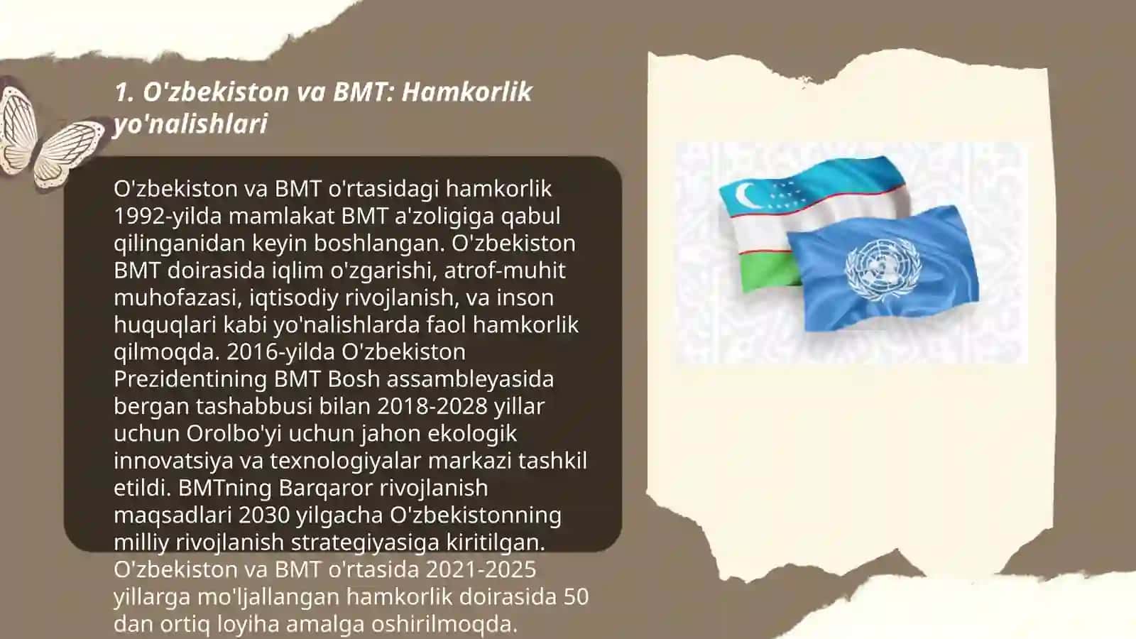 O'zbekistoning xalqaro tashkilotlar bilan hamkorlik aloqalari 3