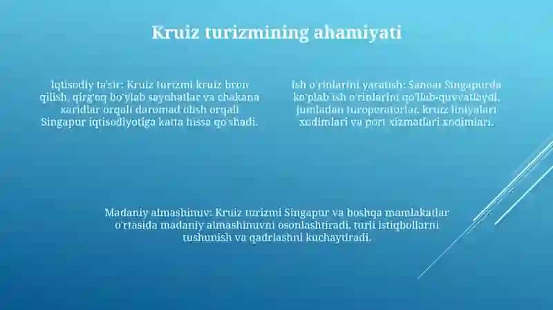 Singapurdagi Kruiz Turizmi 3