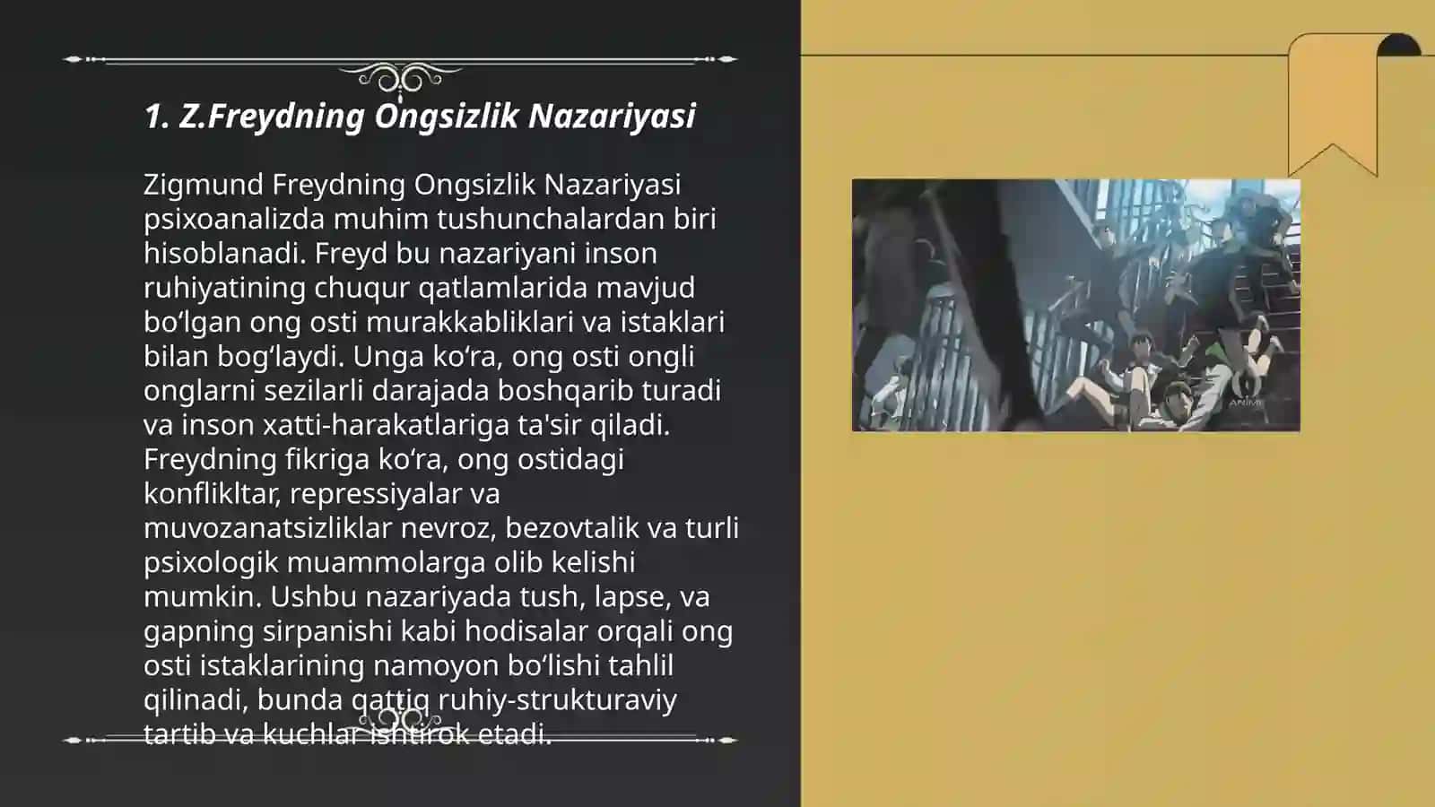 Zigmund Freydning Ongsizlik Nazariyasi 3