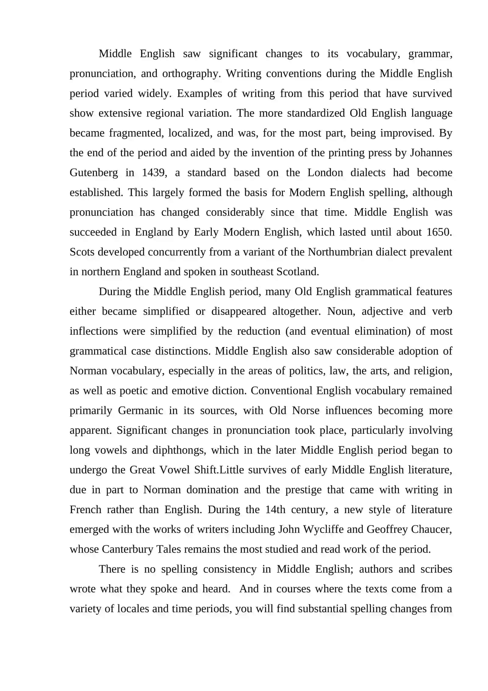 SPELLING SYSTEM OF MIDDLE ENGLISH 3