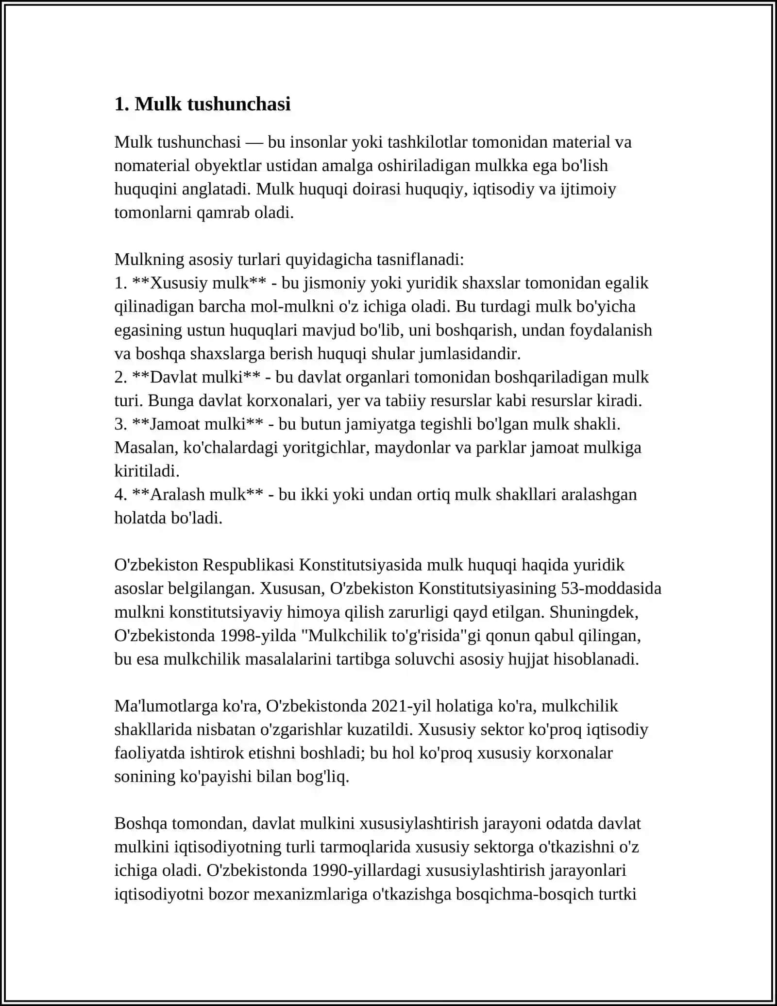 MULK TUSHUNCHASI VA MULKCHILIK SHAKLLARI 3