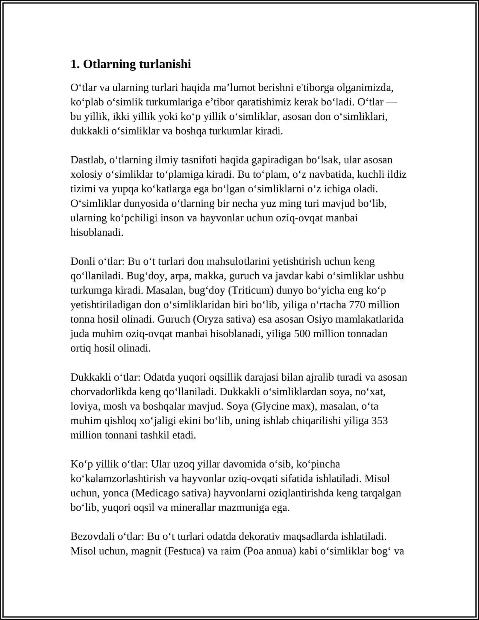 OT.OTLARNING GRAMMATIK KATEGORIYALAR. 1 TURLANISHDAGI OTLAR 3