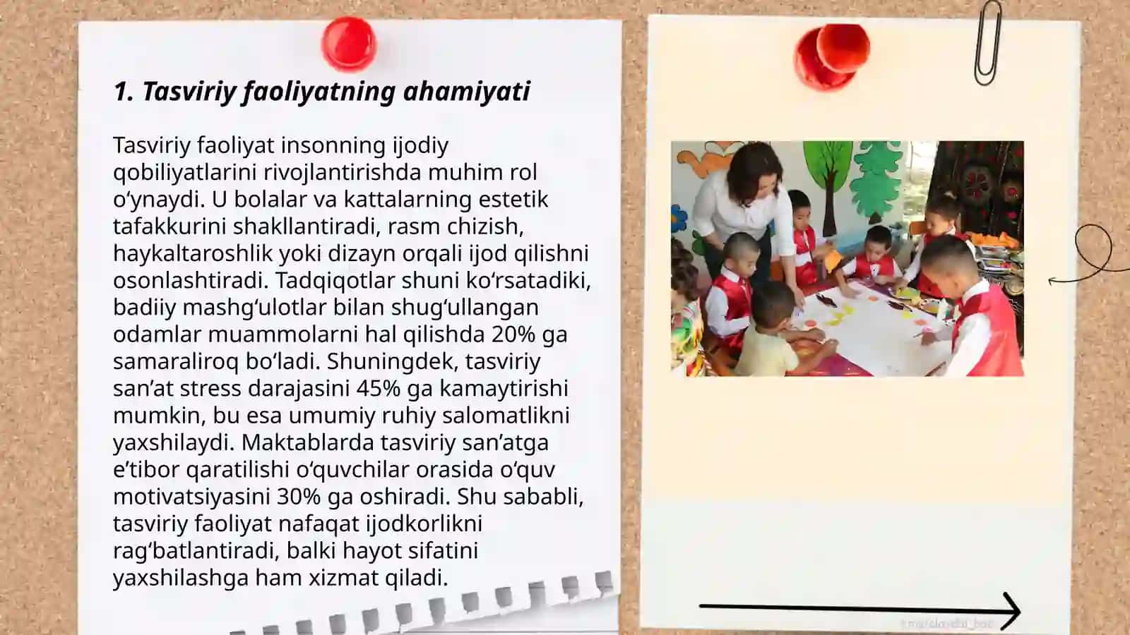 Tasviriy faoliyatning maqsadi va dastur tamoyillarini 3
