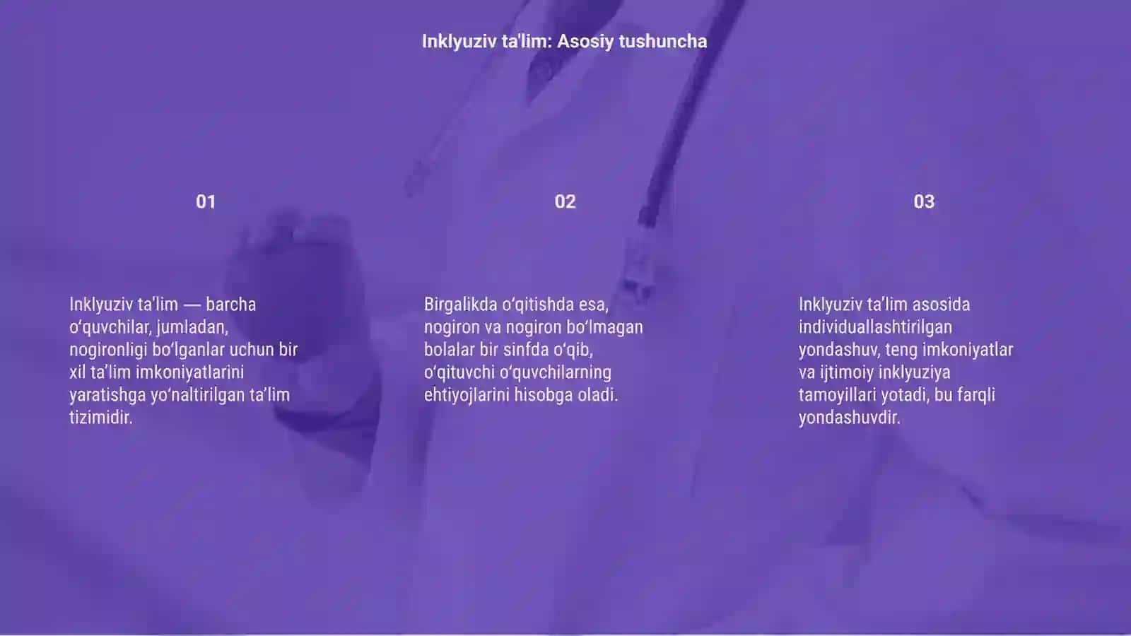 Inklyuziv va birgalikda o'qitish 3