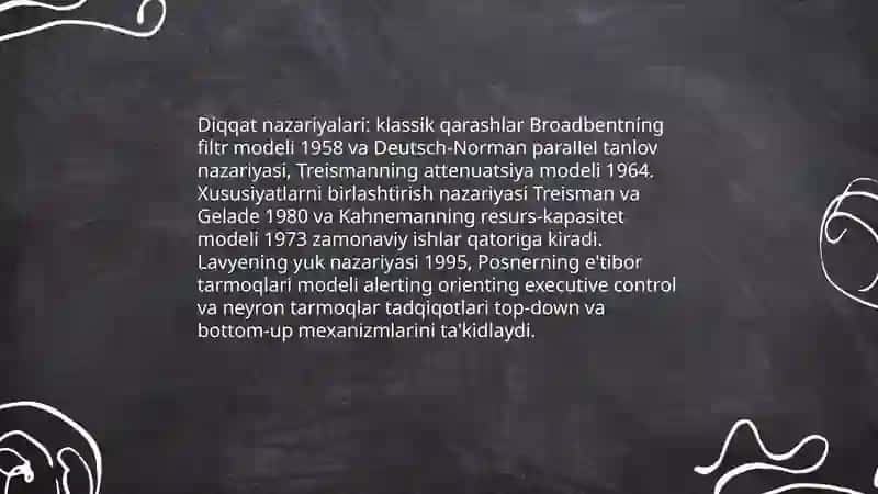 Diqqat va sezgilar haqida 3
