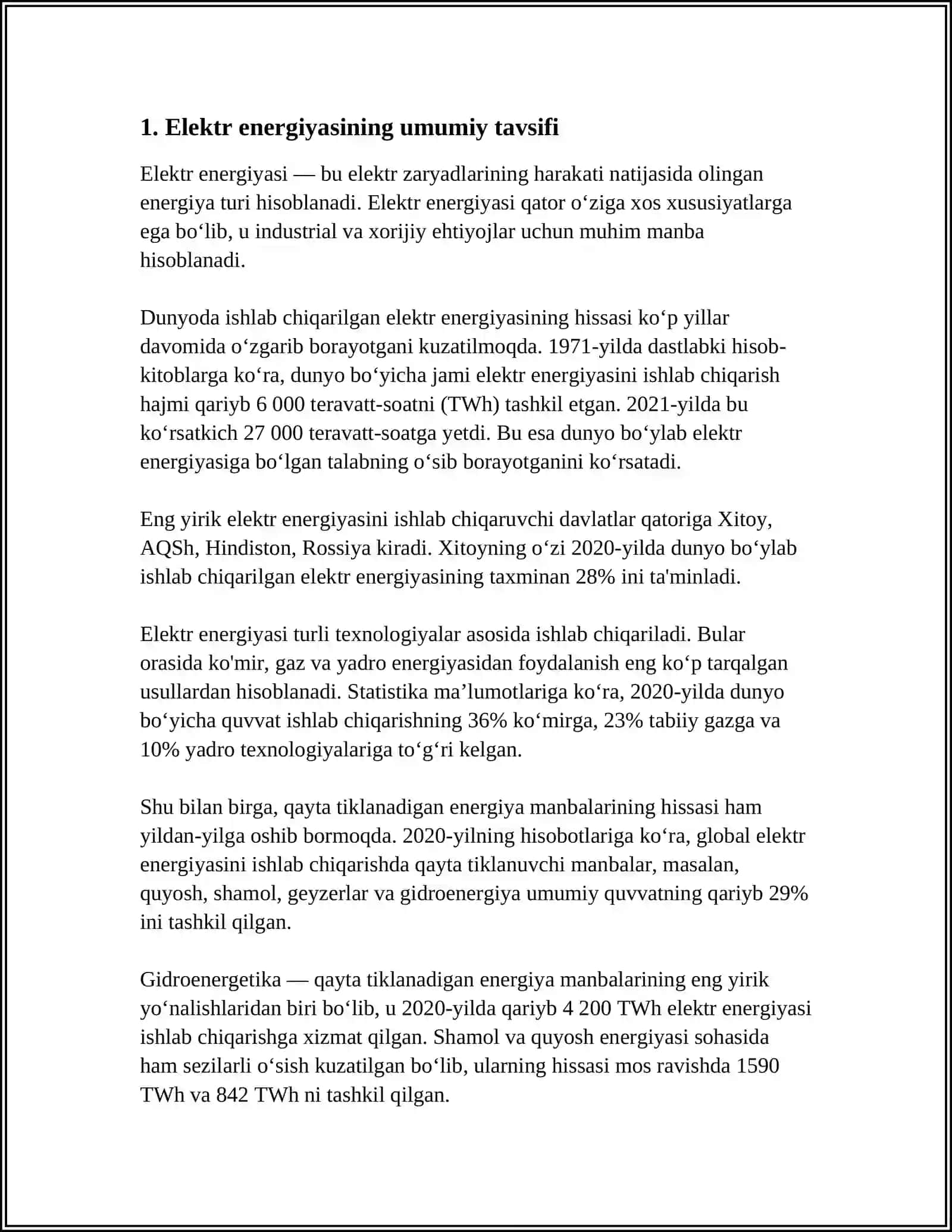 MUHANDISLIK ISHIDA ELEKTR ENERGIYANING OʻRNI VA AHAMIYATI 3