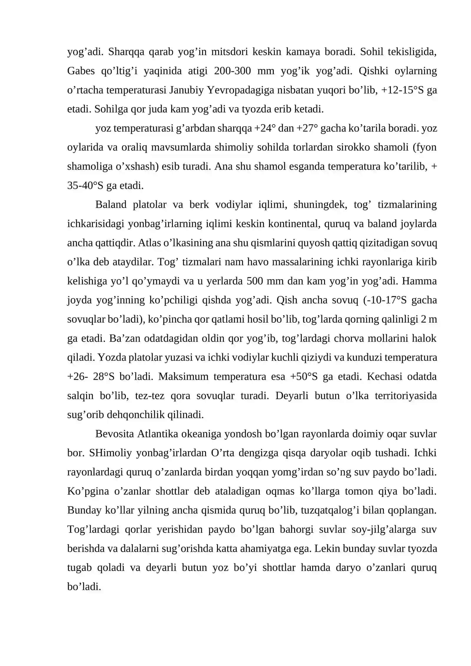 AFRIKA METERIGINING YIRIK RЕGIОNAL TABIIY GЕОGRAFIK O’LKALARI 3