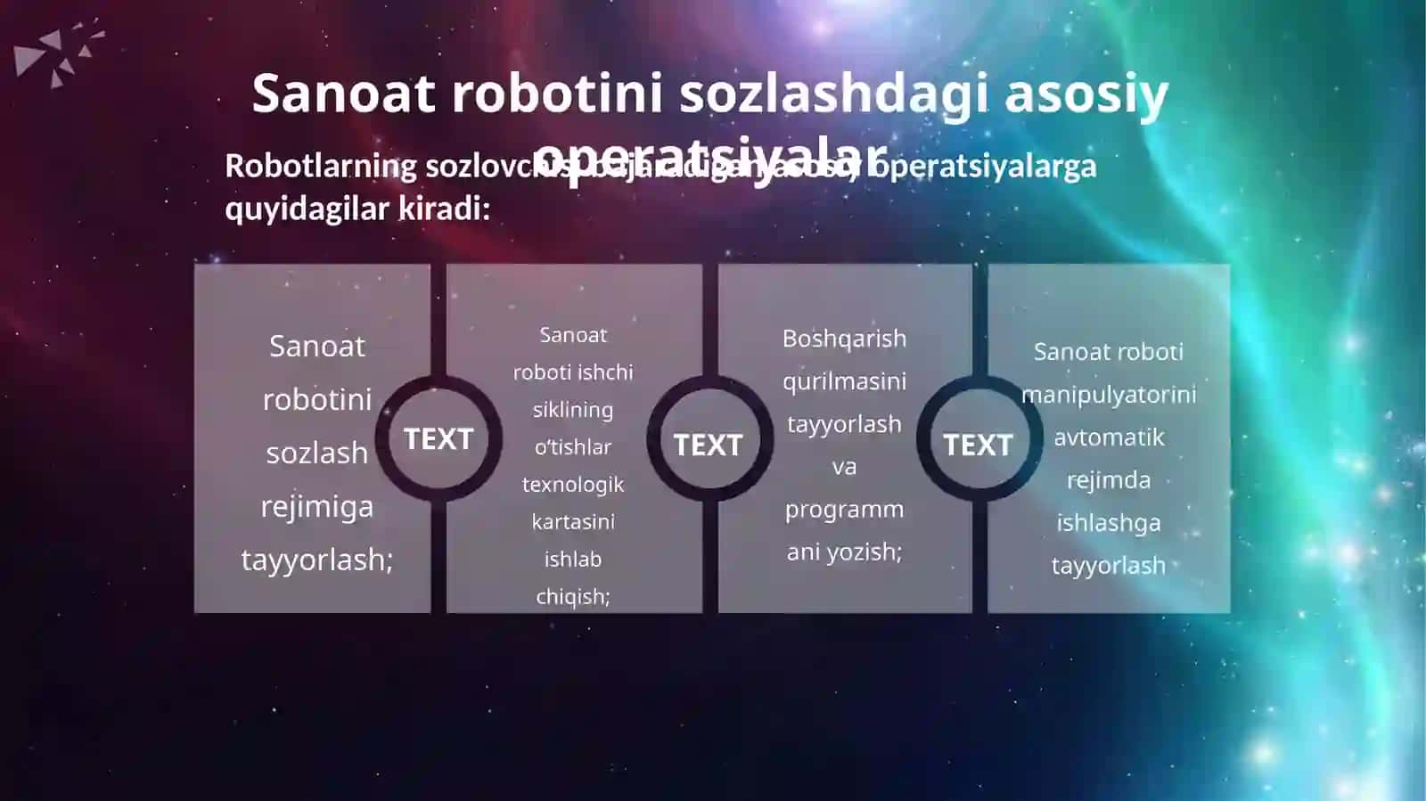 Robotatexnika asoslari 3