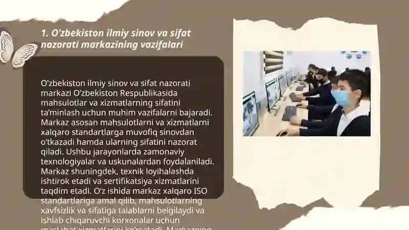 Oʼzbekiston ilmiy sinov va sifat nazorati markazi 3