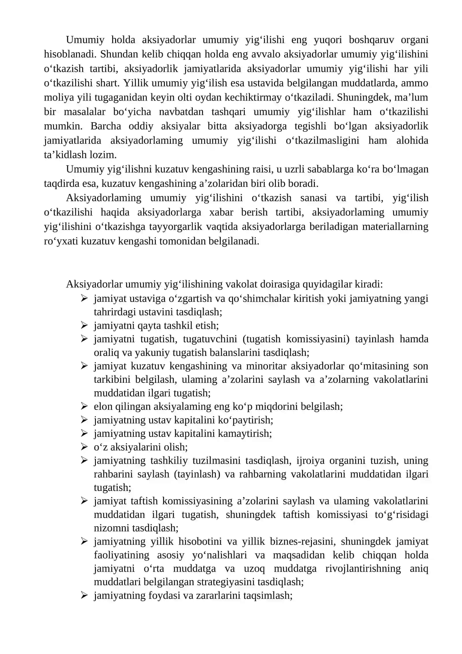 Aksiyadorlik jamiyatlarida boshqaruv organlari 3