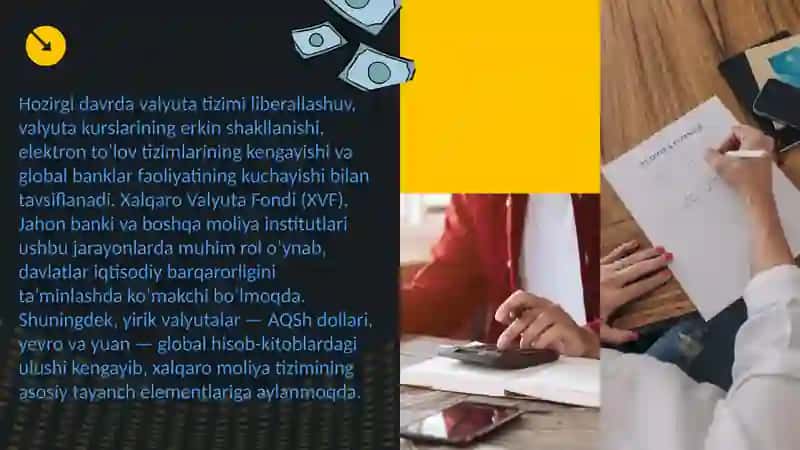 Xalqaro valyuta tizimi va siyosati. Globallashuv sharoitida ishchi kuchi. Migratsiya 3