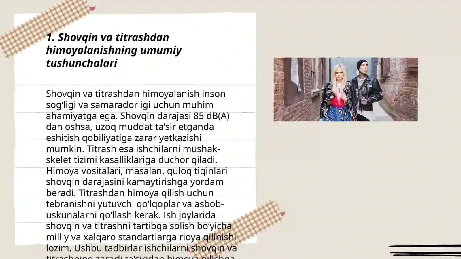 Shovqin va titrashdan himoyalanish texnik vositalarining guruhlanishi va tuzilishi 3