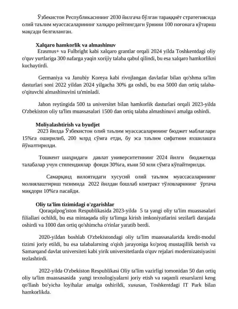 Innovatsiyalar va texnologiyalar 3