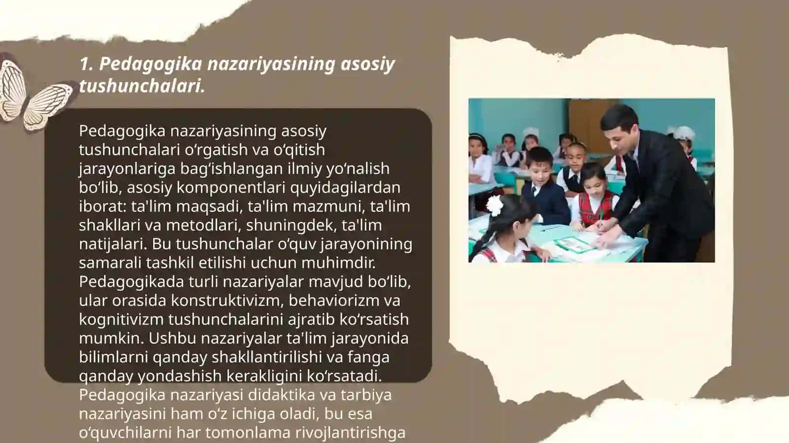 "Pedagogika nazaryasi va tarixi" fanining oʻrni va roli 3