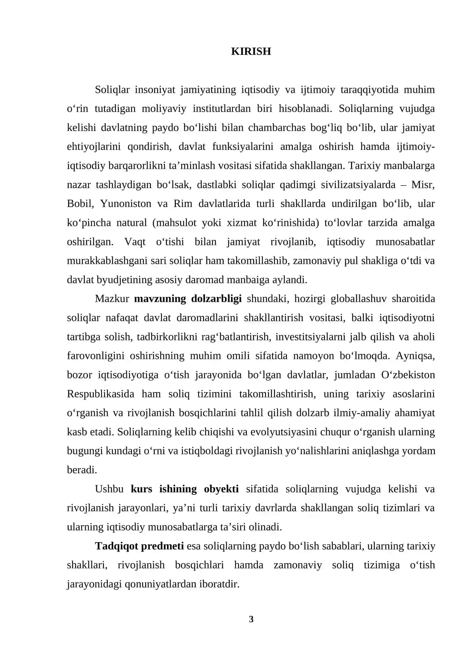 Soliqlarning vujudga kelishi va rivojlanish tarixi 3
