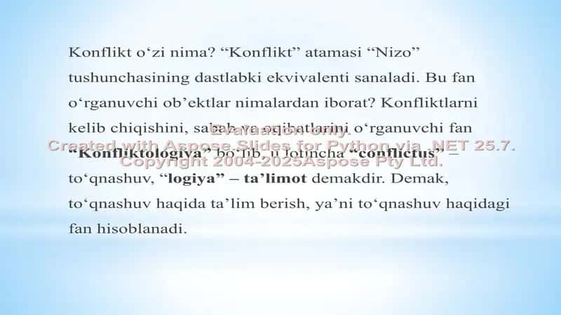 Konfliktlarni bartaraf etish: modellari, uslublari va metodlari 3