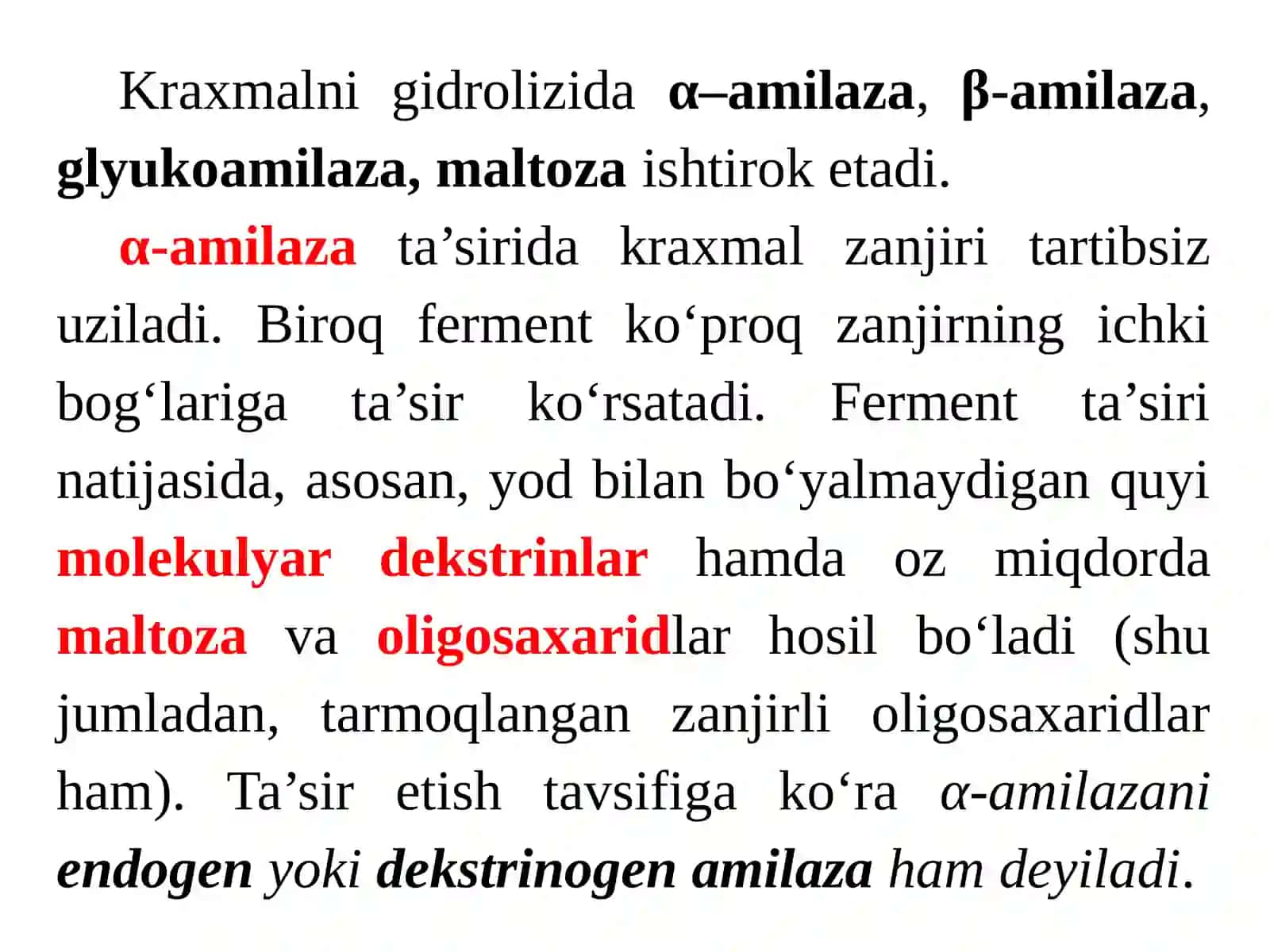 Oziq-ovqat mahsulotlari ishlab chiqarishda uglevodlarning o‘zgarishi va texnologik ahamiyati 3