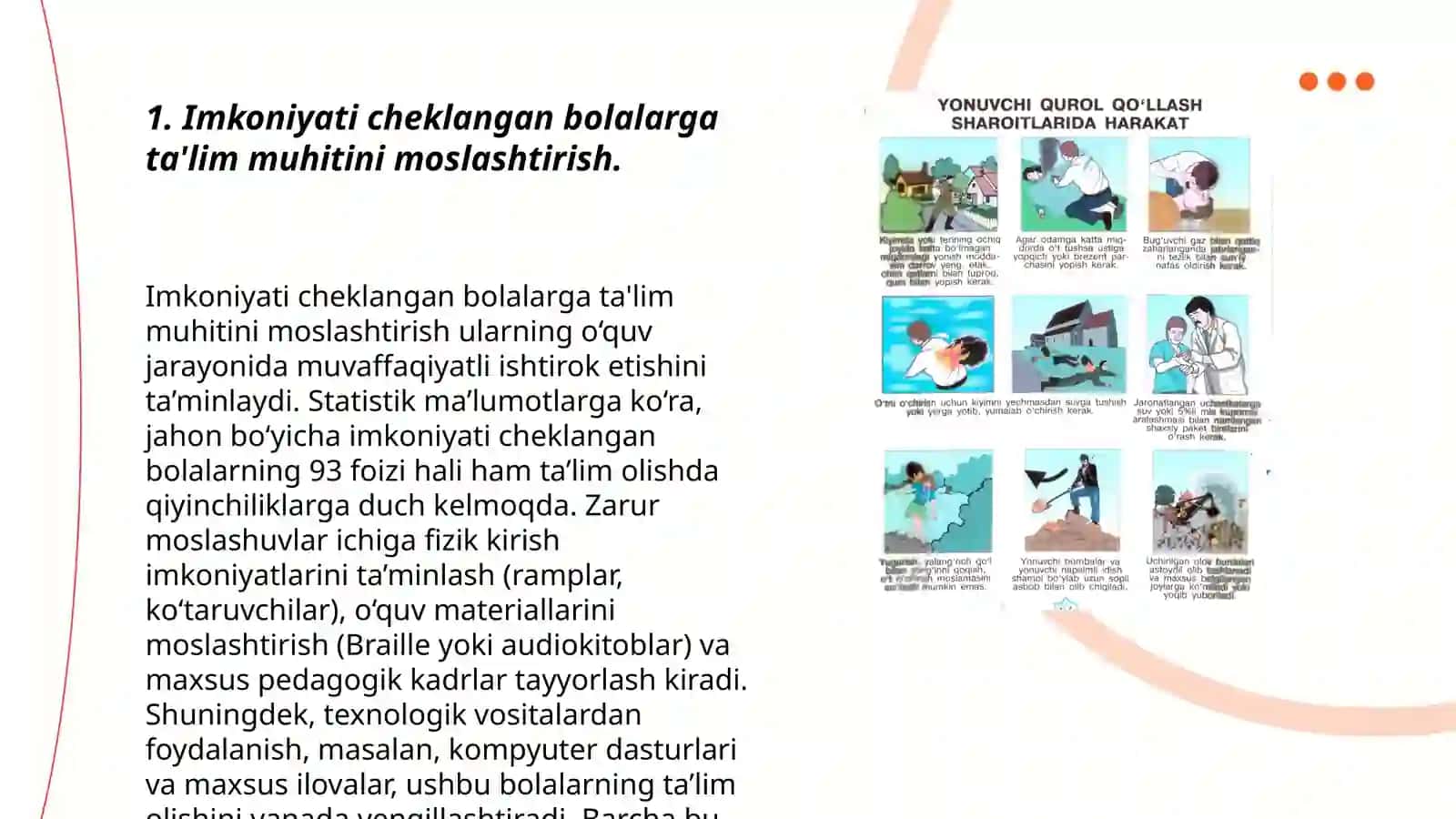 Imkoniyati cheklangan bolalarga maktab va sinf xonalarini moslashtirish va korreksion yordam koʻrsatishning huquqiy pedagogik aspektlari 3