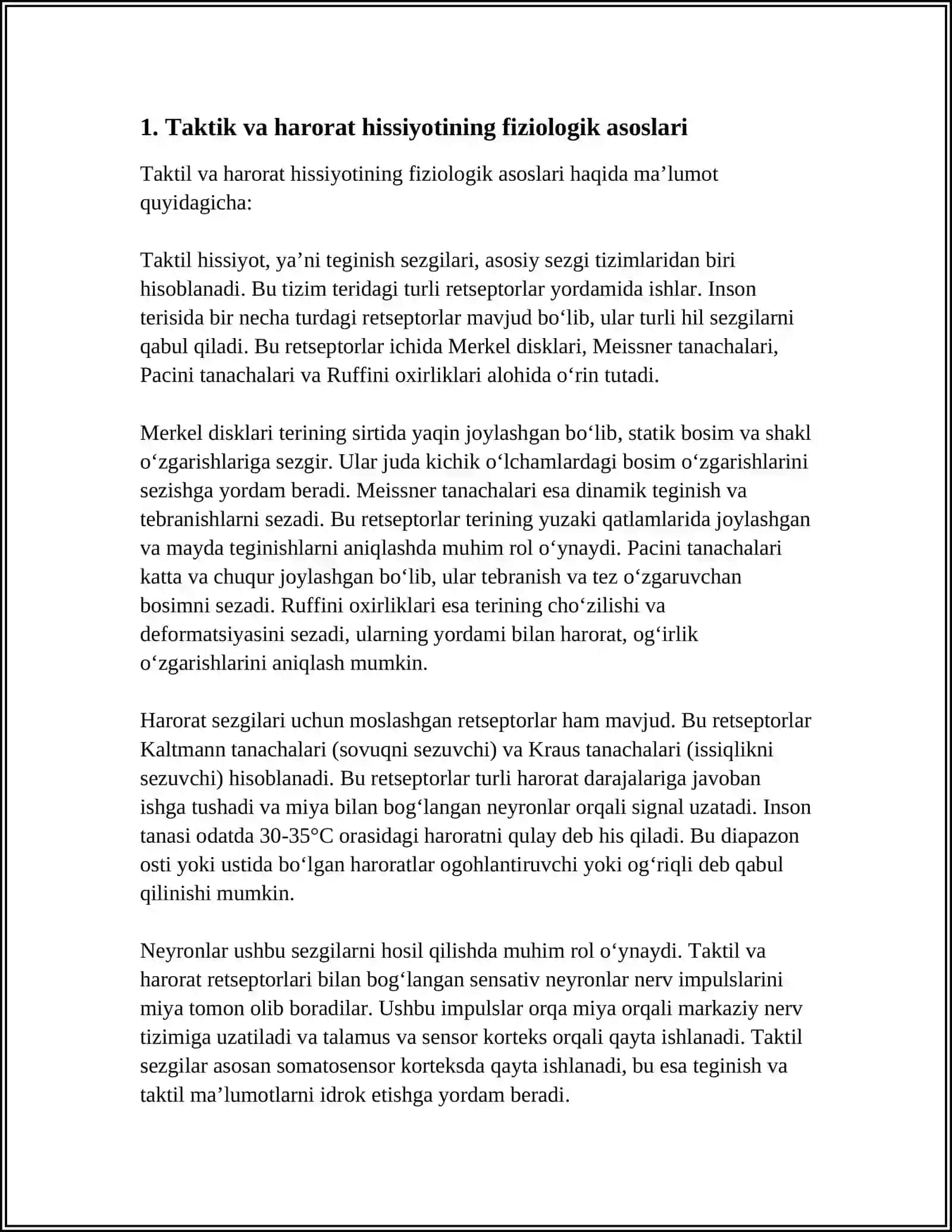 TAKTIL VA TEMPERATURA RECEPSIYASI 3