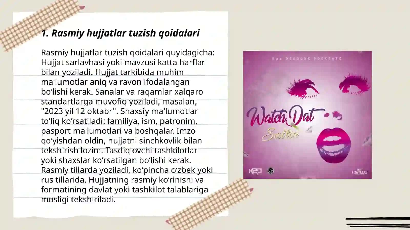 Rasmiy yozuvlar 3