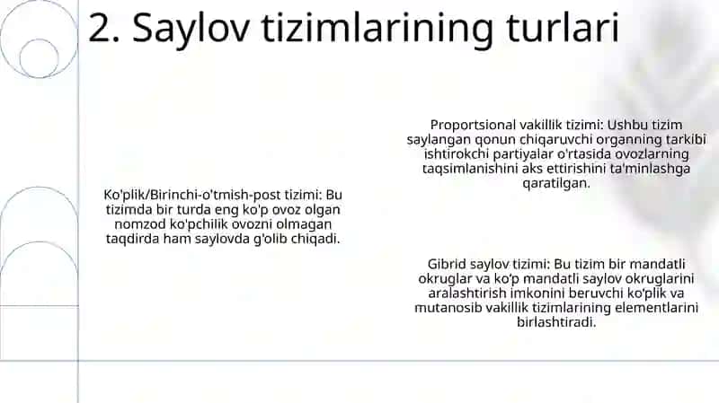 Saylov Tizimi 3