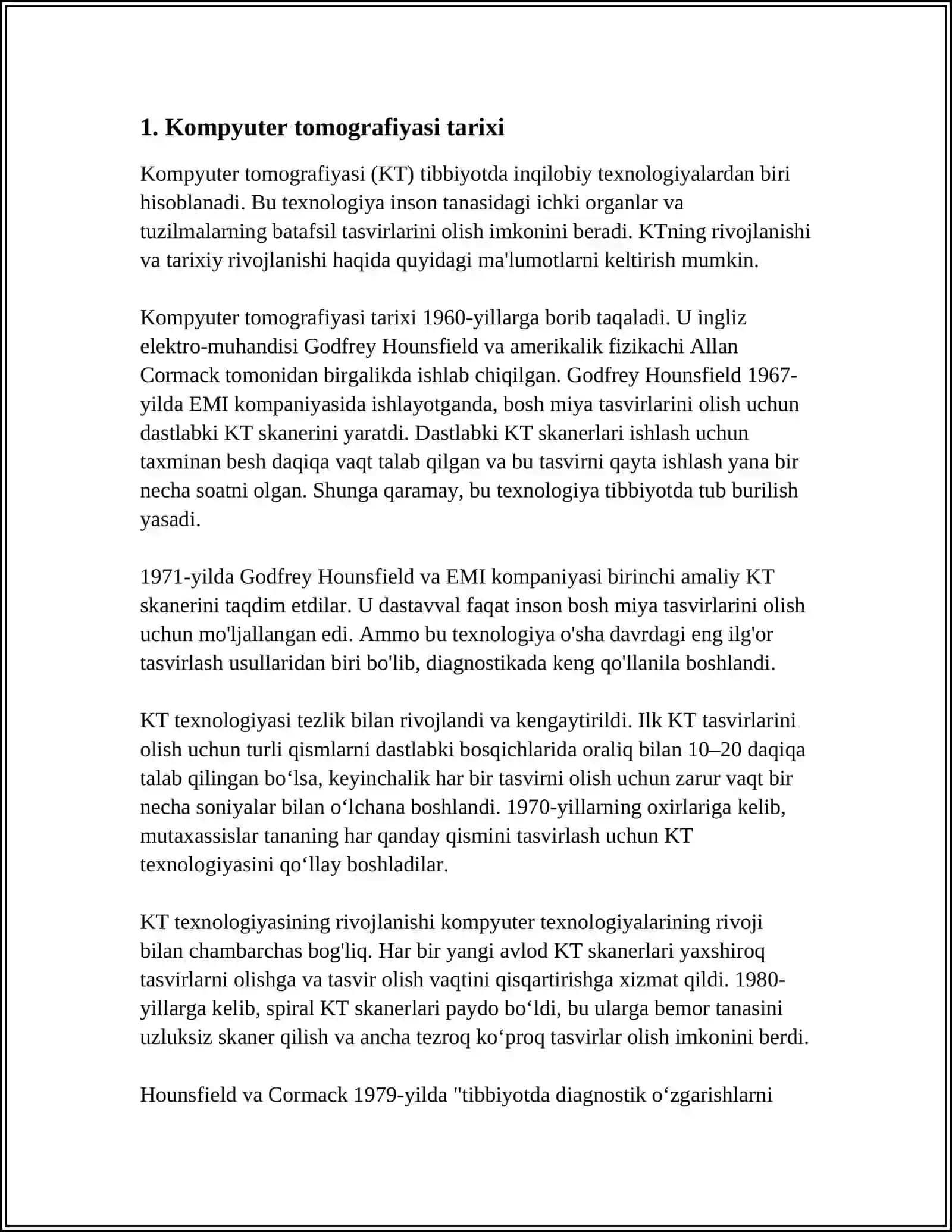 KOMPYUTER TOMOGRAFIYASI VA UNI ISHLASHINING FIZIK ASOSLARI 3