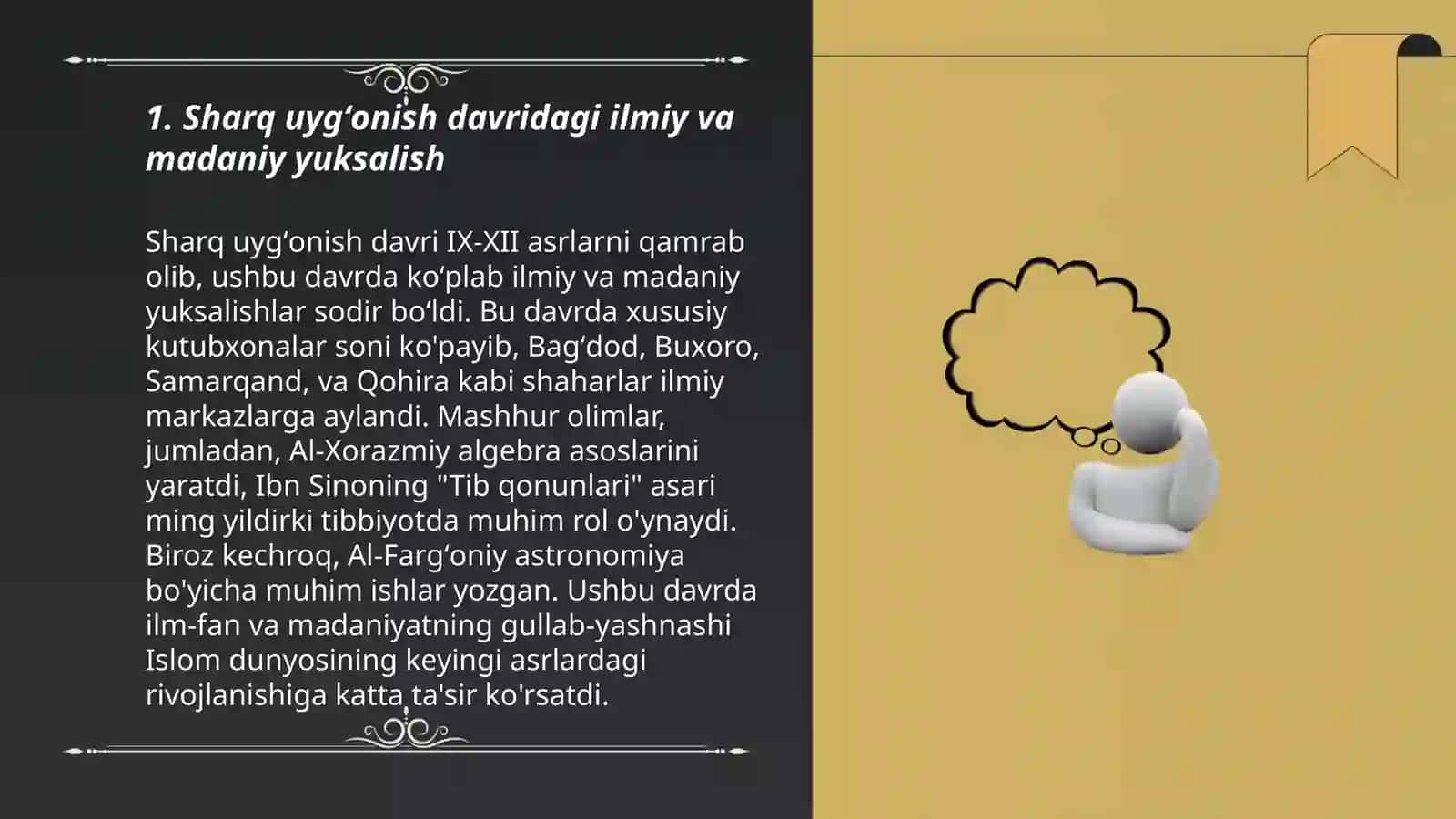 Sharq uygʻonish davri allomalarining pedogogik qarashlari hamda ilm fan ravnaqidagi xizmatlari 3