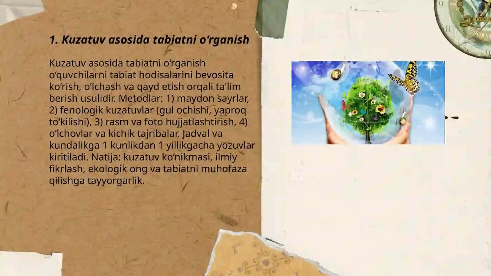 Tabiat bilan tanishtirish shakllari 3