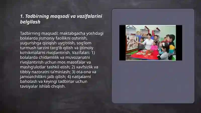 maktabgacha talim muassasalarida ommaviy yugurish tadbirini tashkil etish rejasi 3