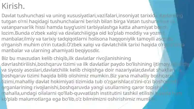 O’ZBEKISTONDA DAVLATCHILIK VA DAVLAT MAHALIY BOSHQARUVI TARIXINING MANBAASHUNOSLIK ASOSLARI 3