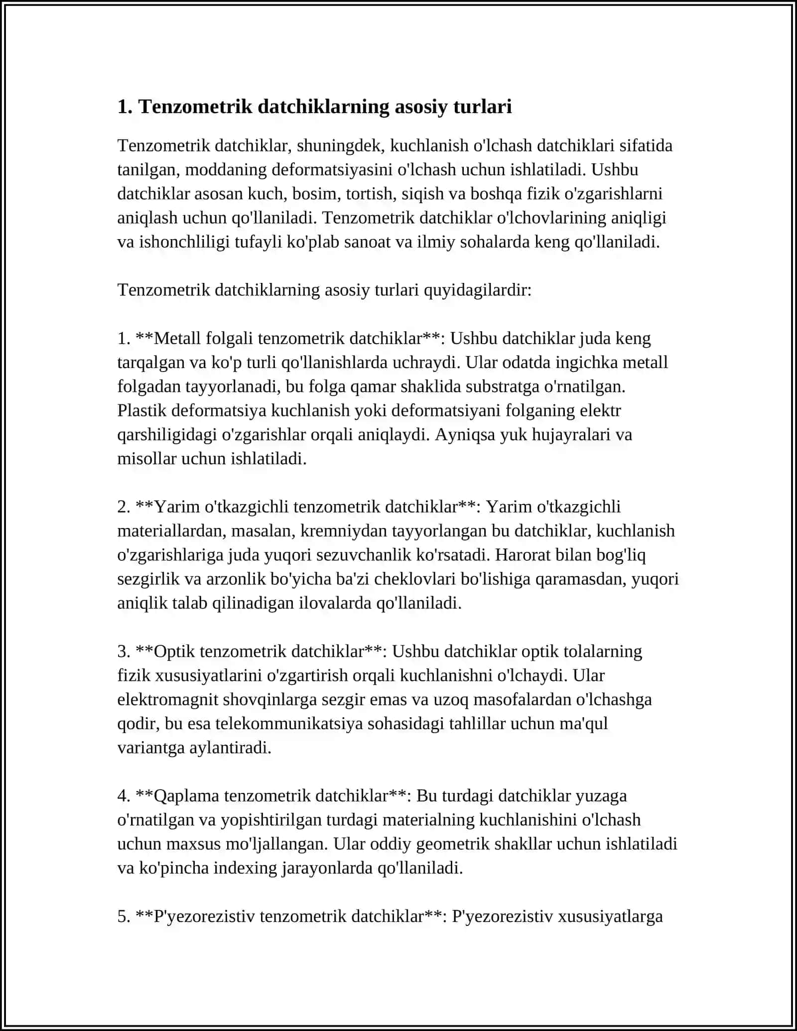TENZOMETRIK DATCHIKLAR VA ULARNI SINASH USULLARI 3