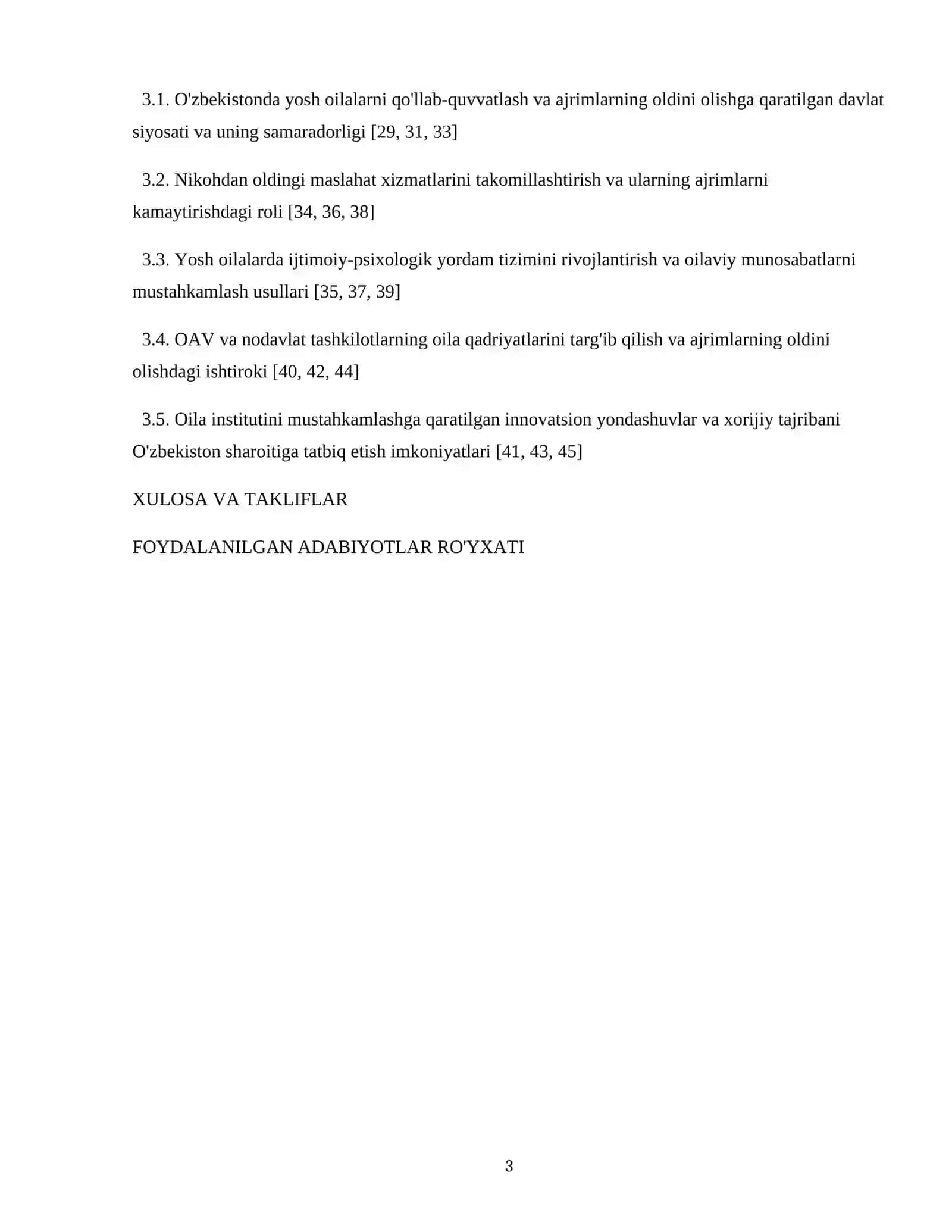 Yosh oilalarda ajrimlar sabablarining ijtimoiy tahlili (Toshkent shahri misolida) 3