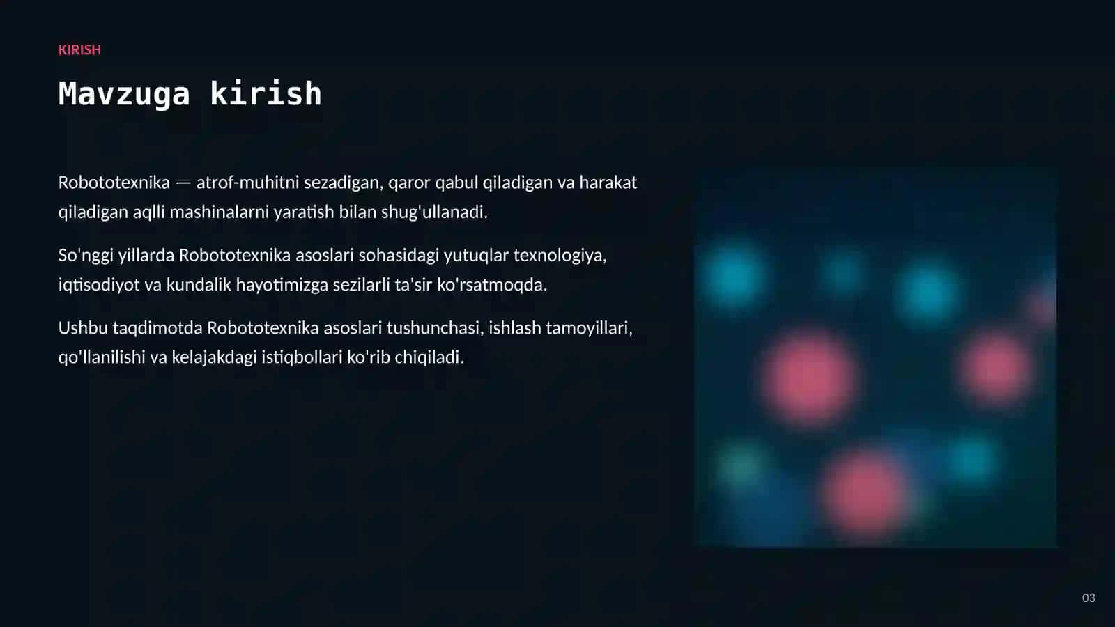 Robototexnika asoslari 3
