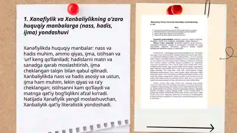 Xanafiylik va Xanbaliylik mazhabi 3