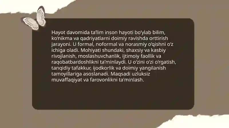 Hayot davomida ta’lim muvaffaqiyat vositasi sifatida 3