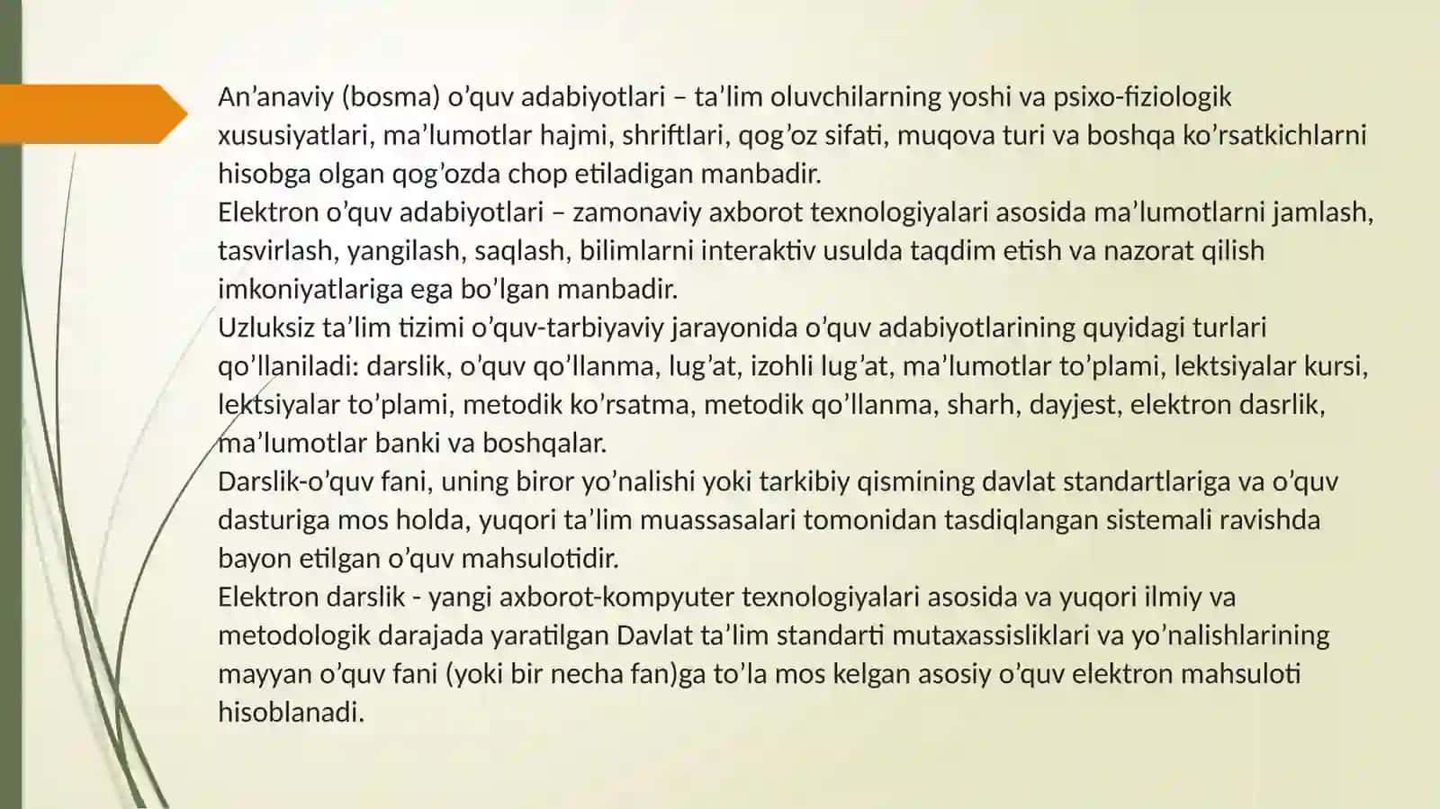 Adabiyotlar bilan ishlash. Adabiyotlarni tahlil etish va ular bilan mustaqil ishlash texnologiyalarini o’zlashtirish 3