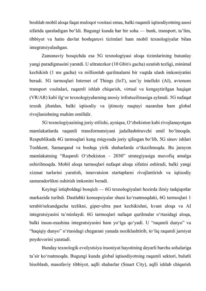 Turli avlodlar sotali aloqa tarmoqlari 3