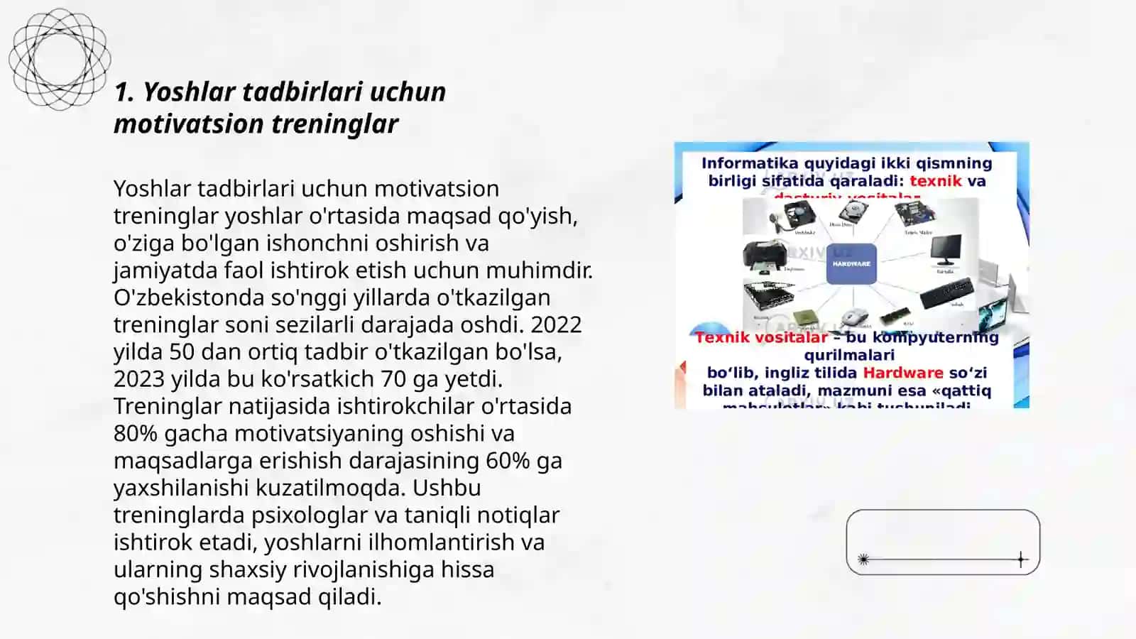 Yoshlar bilan tashkil etiladigan tadbirlarni tashkil etish metodikasi 3