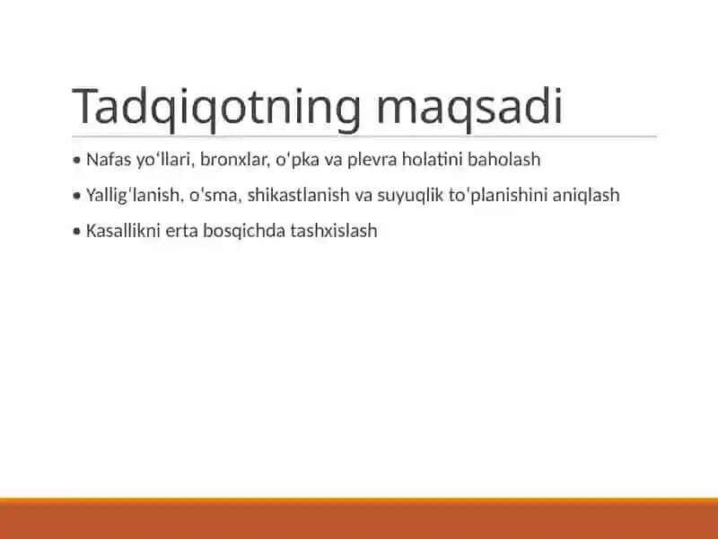 Nafas olish sistemasini tashqil etish 3