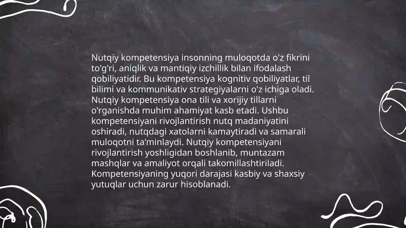 Nutqiy kompetensiya va lingvistik kompetensiyalarni DTS da qo'yiladigan talablar 3