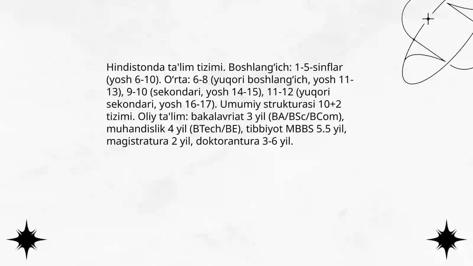 Hindiston ta'lim tizimi 3