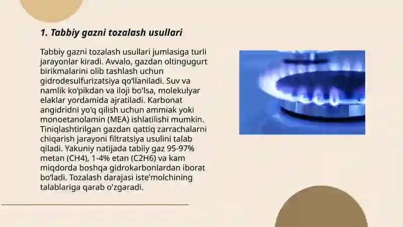 Tabbiy gazni tozalash usullari 3