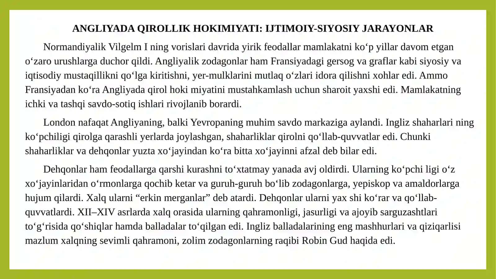Angliya davlatning tashkil topishi 3