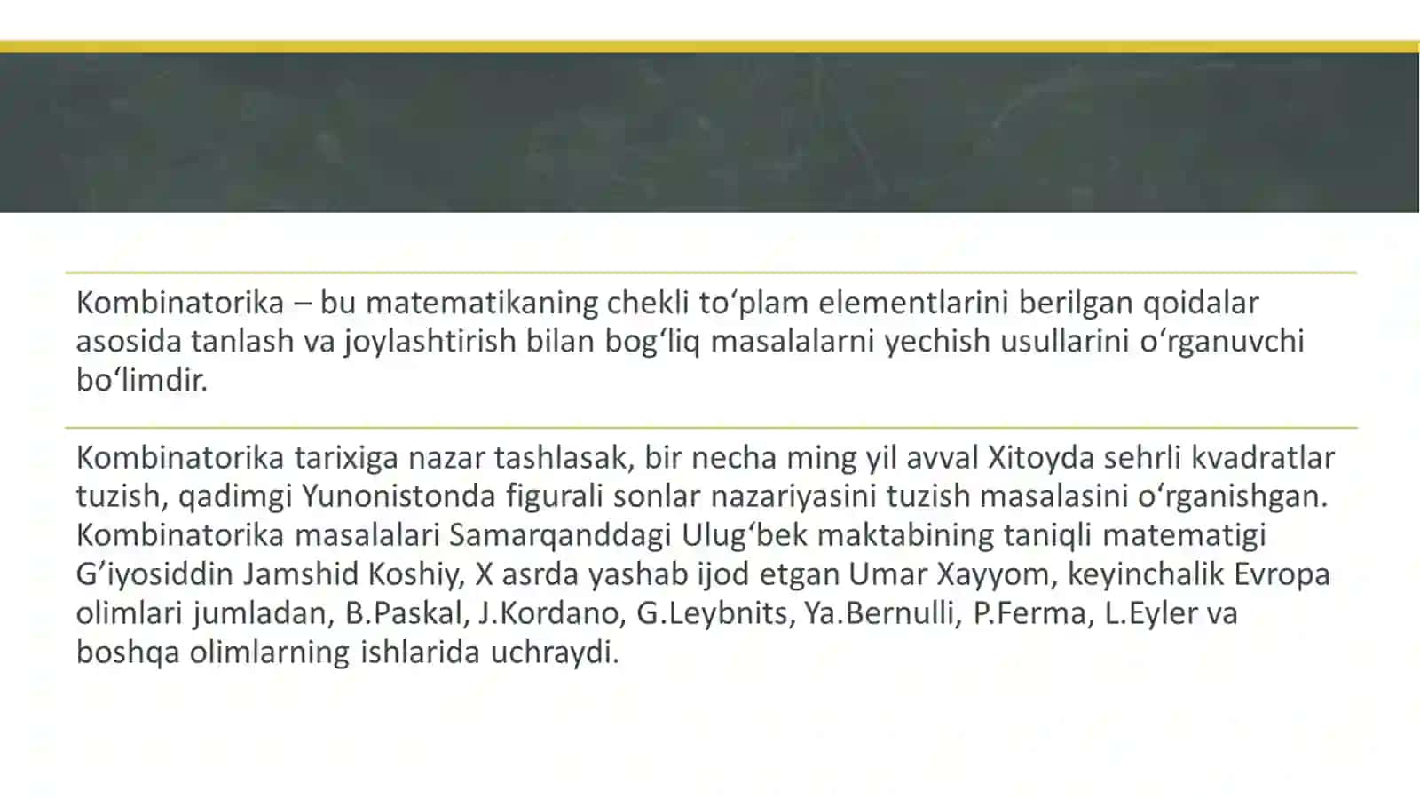 Kombinatorika elementlari 3