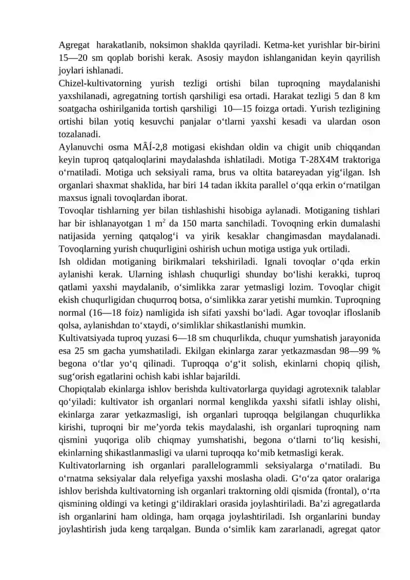 Qator oraliqqa ishlov beruvchi kultivator-oziqlantirgichlar 3